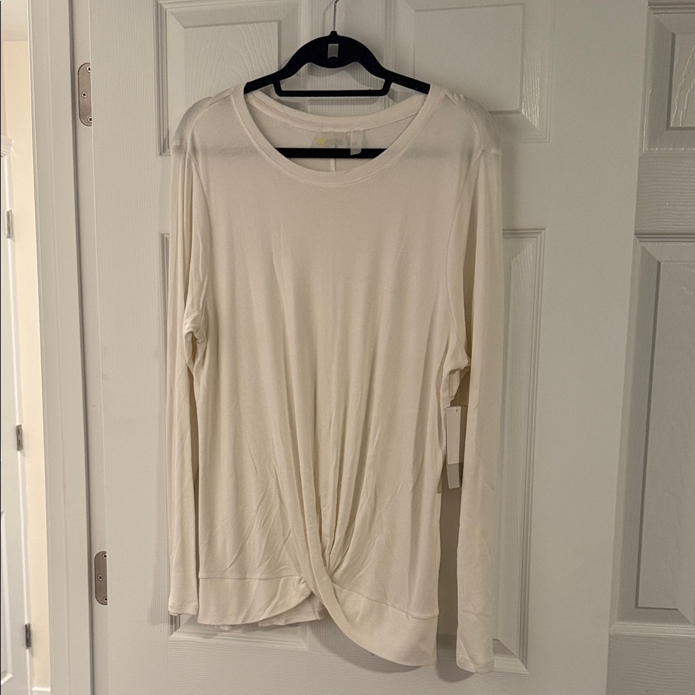 Cream Women's Top